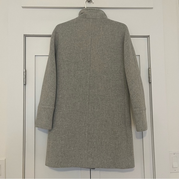 J.Crew Stadium-Cloth Cocoon Coat in Heather Grey Size 2 - Picture 8 of 15